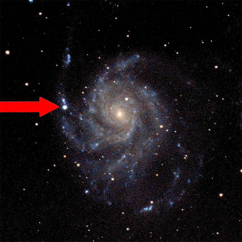 راهنمای رصد کهکشان M101